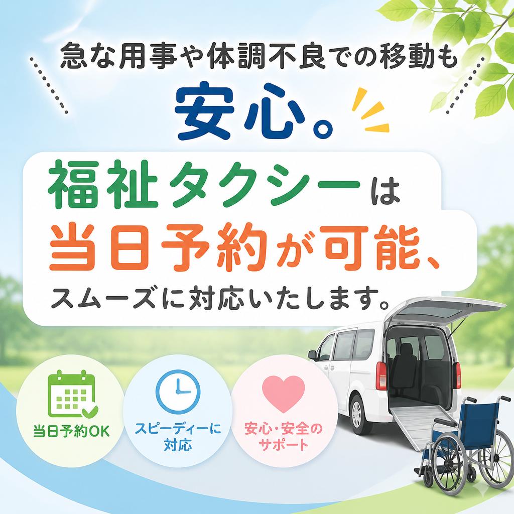 当日予約もOK
