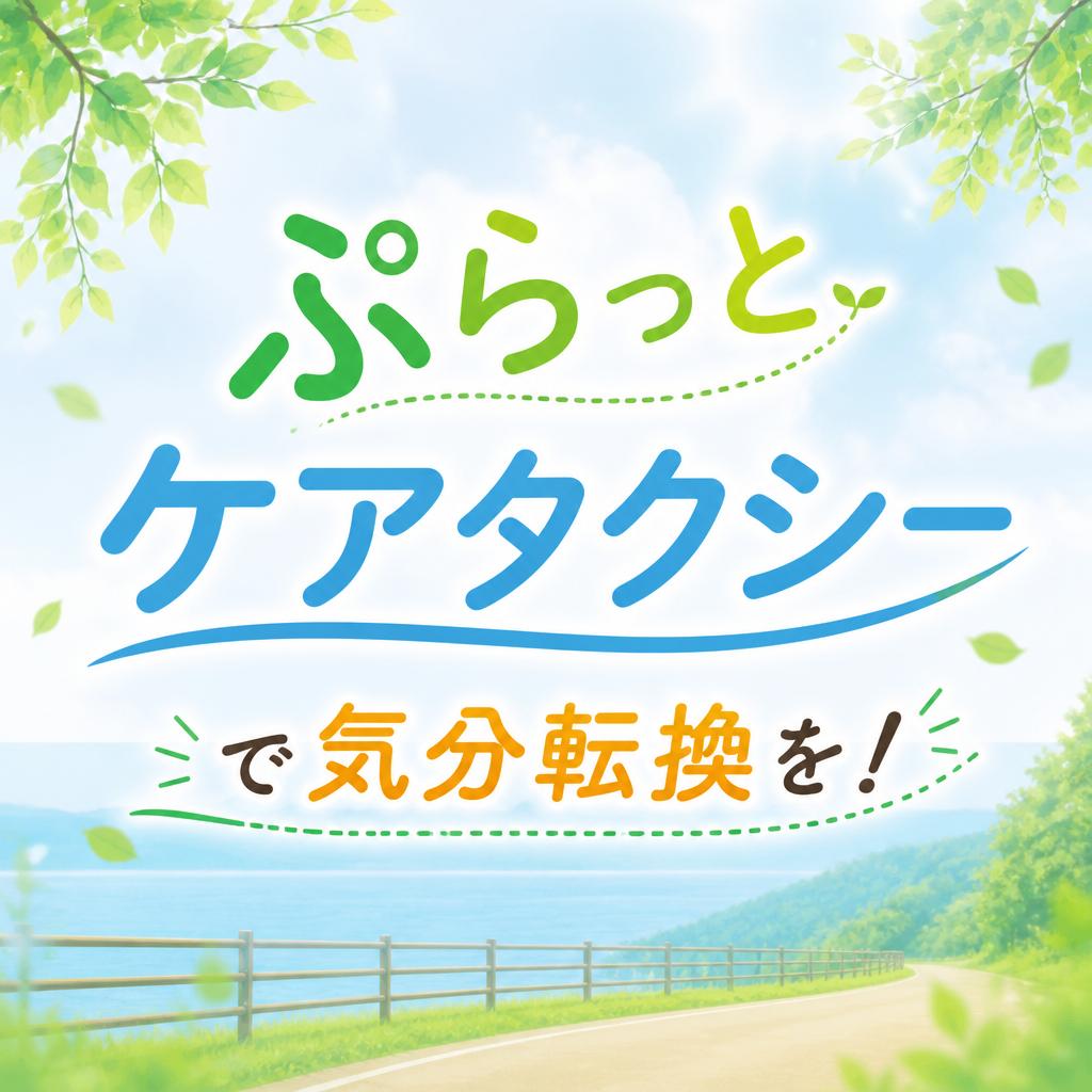 「ぷらっとケアタクシー」で気分転換を！
