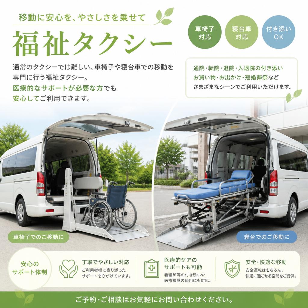 福祉タクシーの特徴