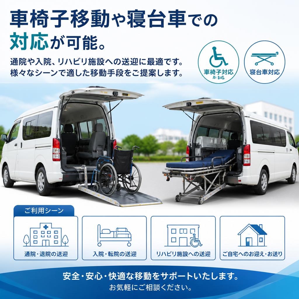 幅広い移動手段のご提案