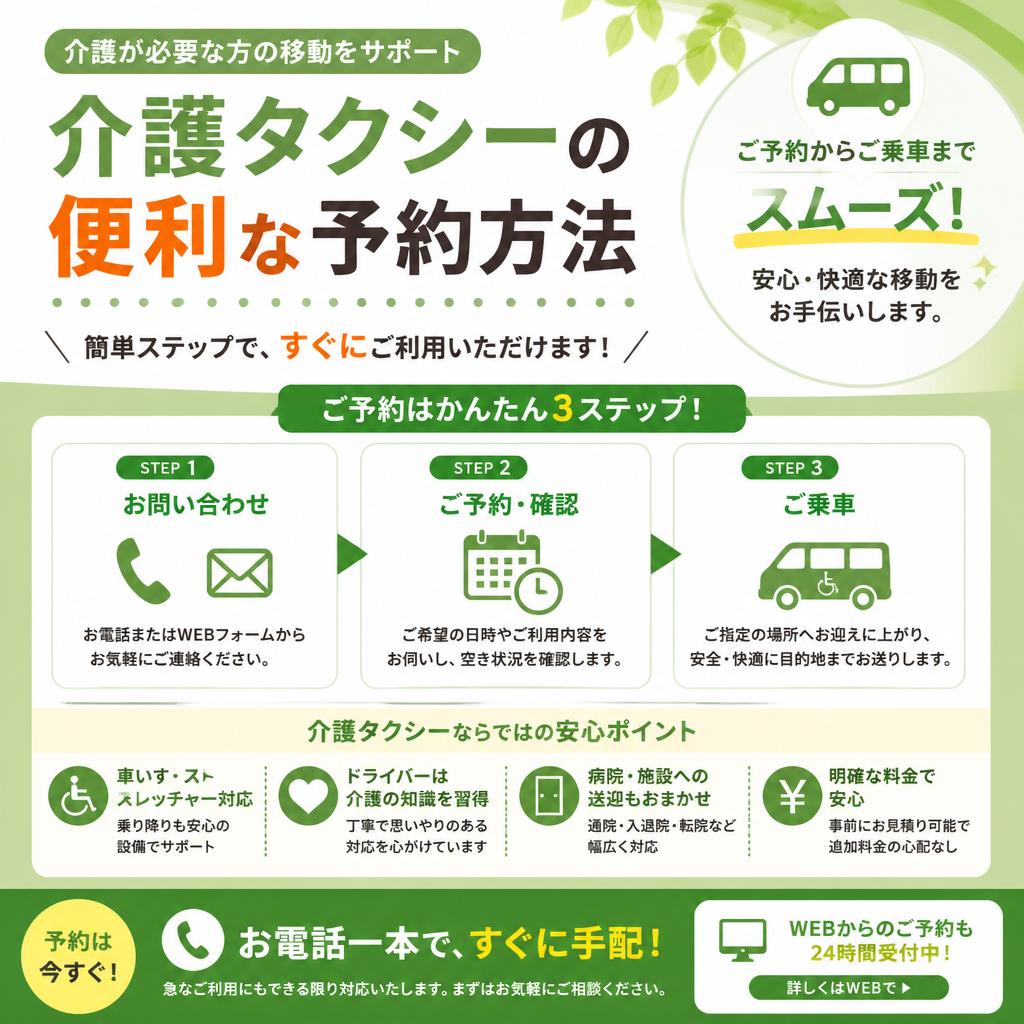 お手軽に予約可能！