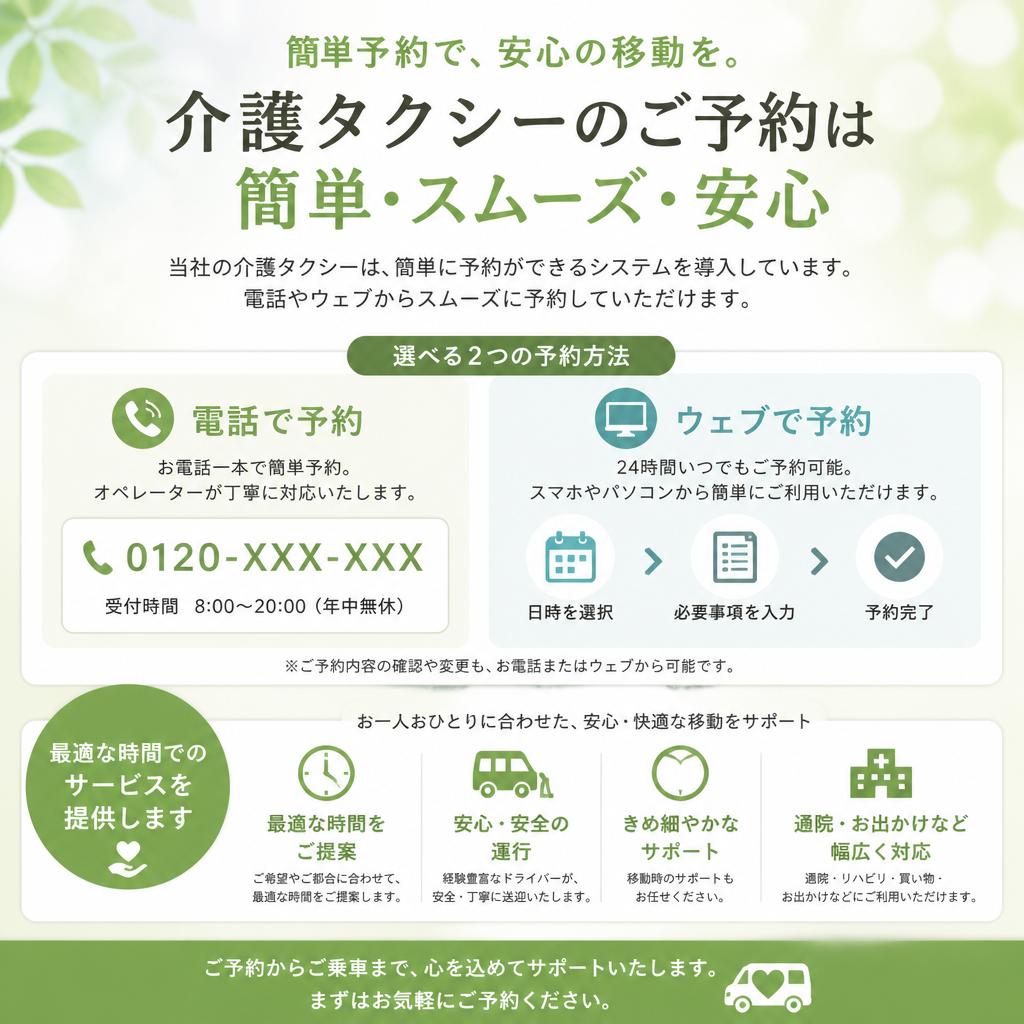 便利で柔軟な予約システム