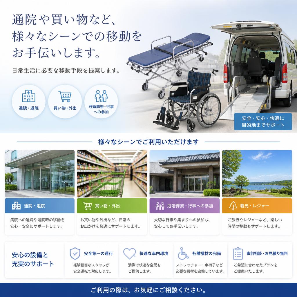 多様な移動手段