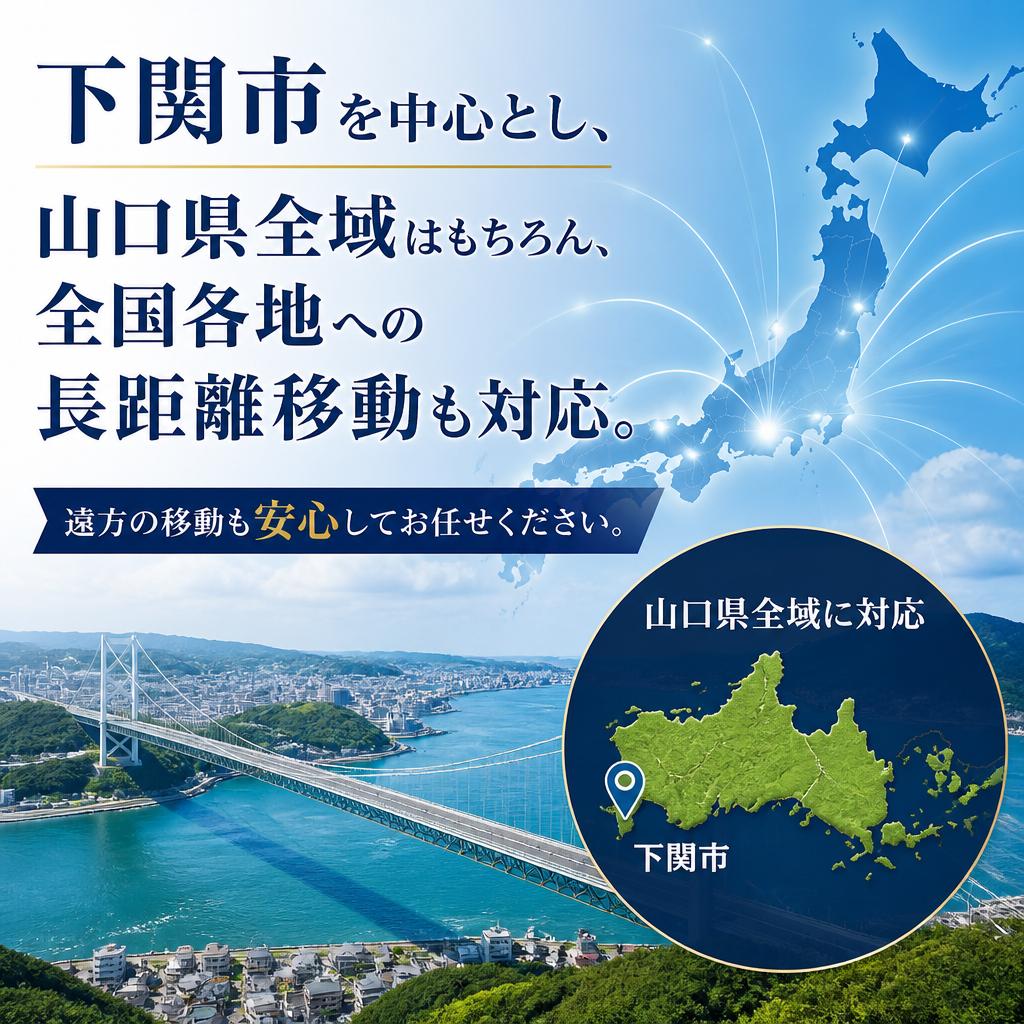 対応エリアと長距離移動