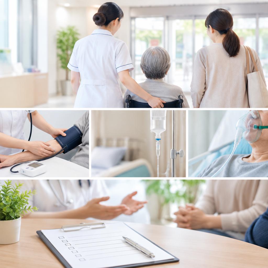 看護師が同乗。移動中の体調変化や医療的ケアにも配慮