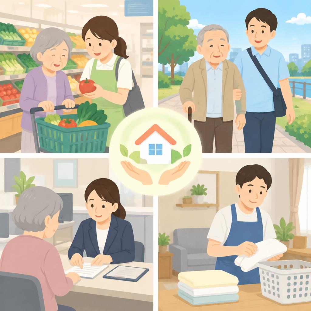 介護保険外サービスも。お出かけの「困った」に柔軟対応